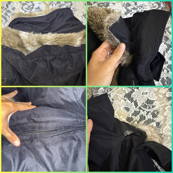 Babaton Black Ski Jacket with Fur Trim Aritzia medium like new - Picture 4 of 17